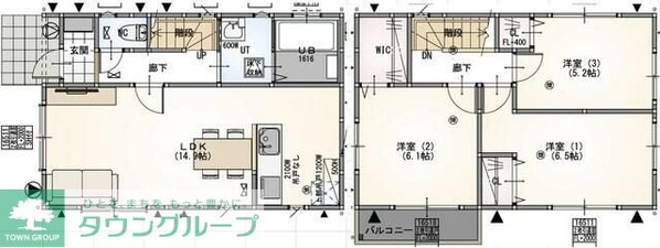 グランソフィア細谷Vの物件間取画像